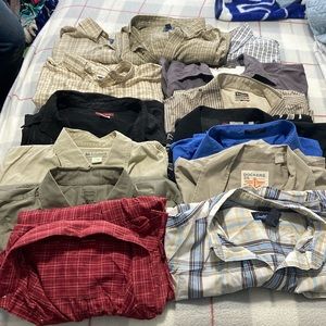 Lot of men’s XL dress shirts